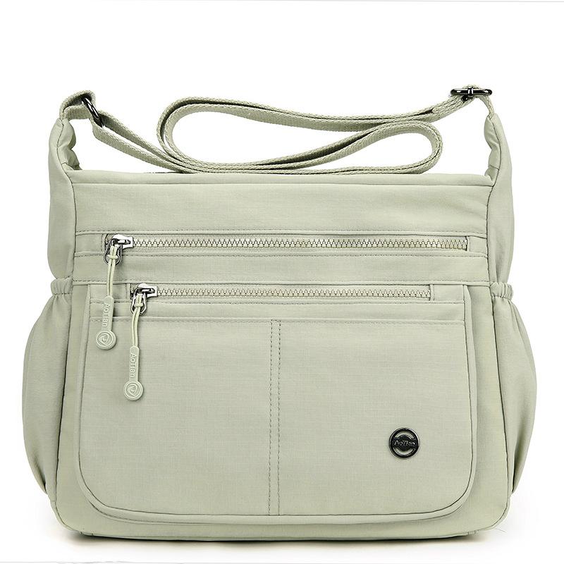 Women's Large Capacity Shoulder Bag Multi-Compartment Lightweight Crossbody Bag