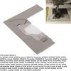 Needle Plate Assembly Cover, Sewing Machine Replacement Needle Plate Cover Plastic Material Needle Plate Assembly for Sewing Machine