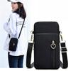 Women Nylon Shoulder Bag Wallet Phone Bag Mini Crossbody Messenger Bag Travel Passport Purse