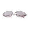 Fashion Y2K Oval Sunglasses Women Men Brand Designer Futurist Frameless Sun Glasses Cycling Sports Glasses  S95362