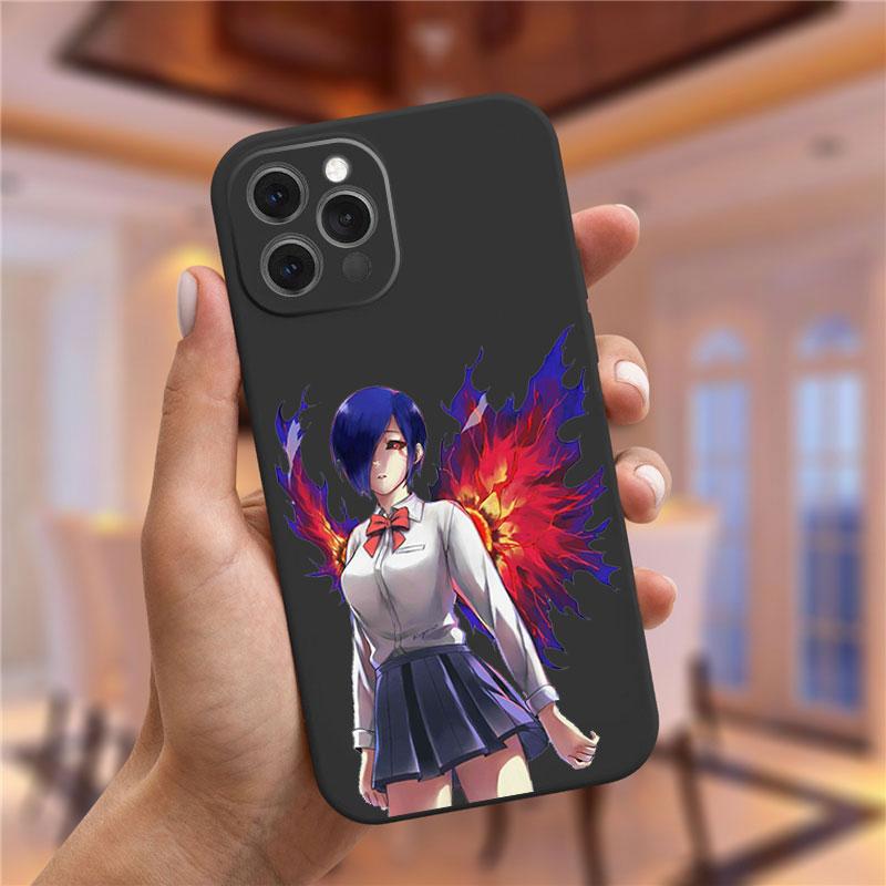 Japanese Anime Tokyo Ghoul Japan Suave Phone Case For iPhone 13 Mini 12 11 Pro Max 7 8 6s Plus XS Max XR Back Fundas Coque Cover