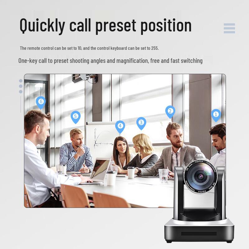 Huachang Vision 4K 60fps PTZ Conference Camera (CN version)