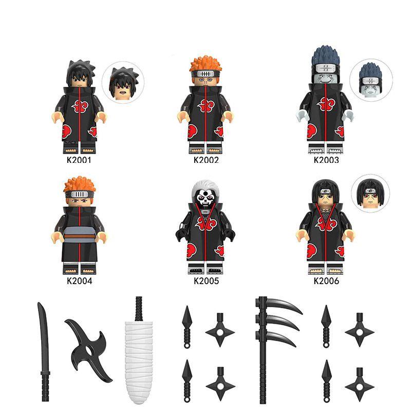 Naruto DIY Bausteine Figuren Set - Hochwertige Materialien Für Kinder Zum Bauen Ihrer Eigenen Helden