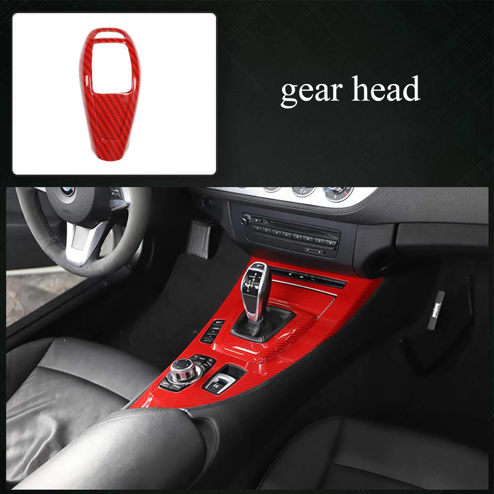 

Для BMW Z4 E85 2009-2015 Интерьер Центральная консоль в стиле углеродного волокна Наклейки Отделка Премиум ABS Материал Пользовательские аксессуары