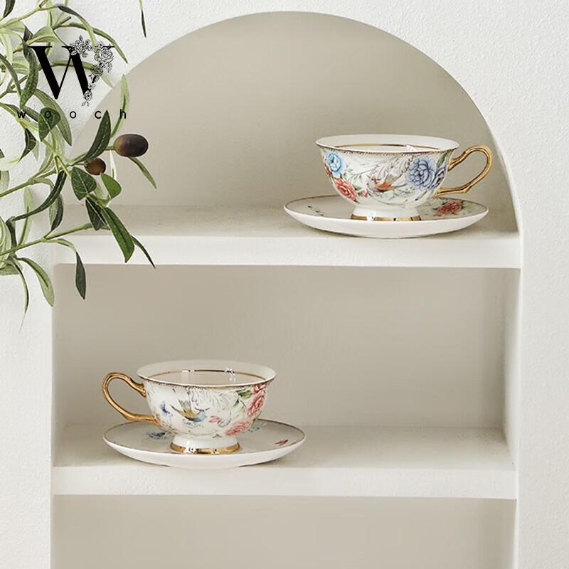 WOOCH Luxury Ceramic Cup & Saucer Gift Set
