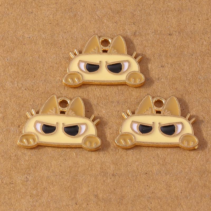 10pcs Enamel Crystal Rhinestones Animal Elephant Pendants Charms for Jewelry DIY Earrings Necklace Bracelet Accessories