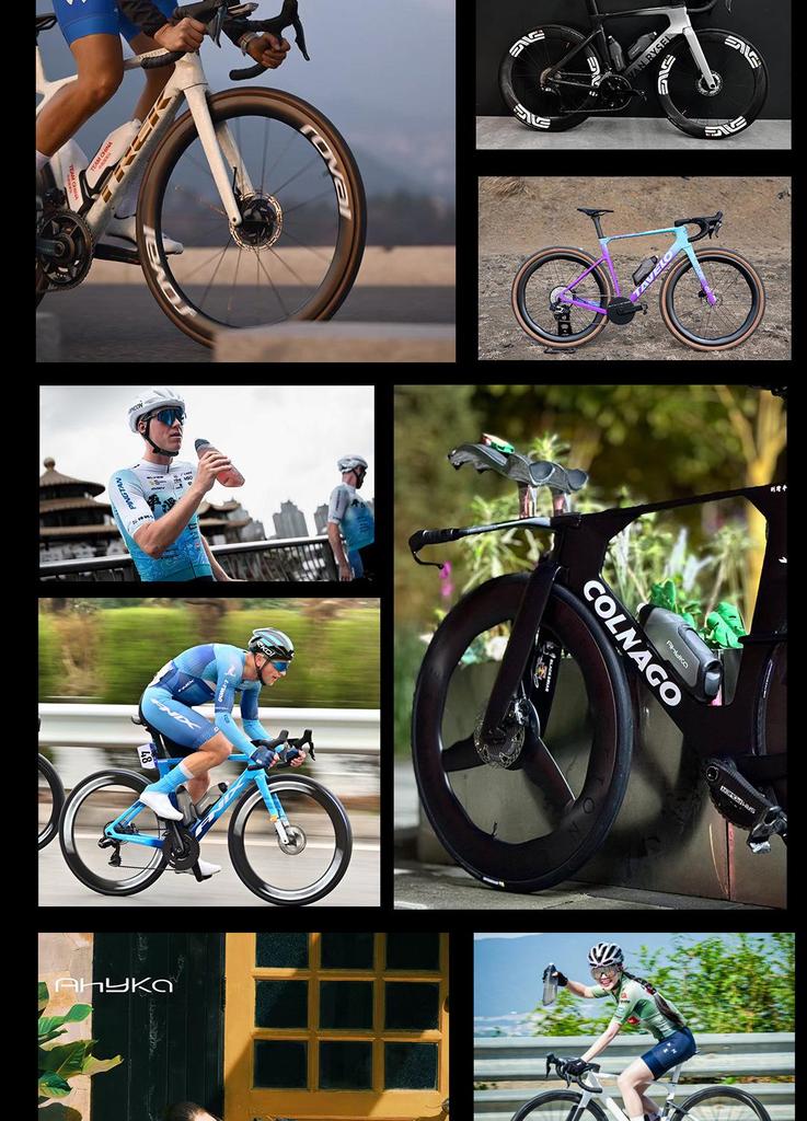 AHYKA Team Edition Aerodynamic Racing Water Bottle for Mountain and Road Bikes