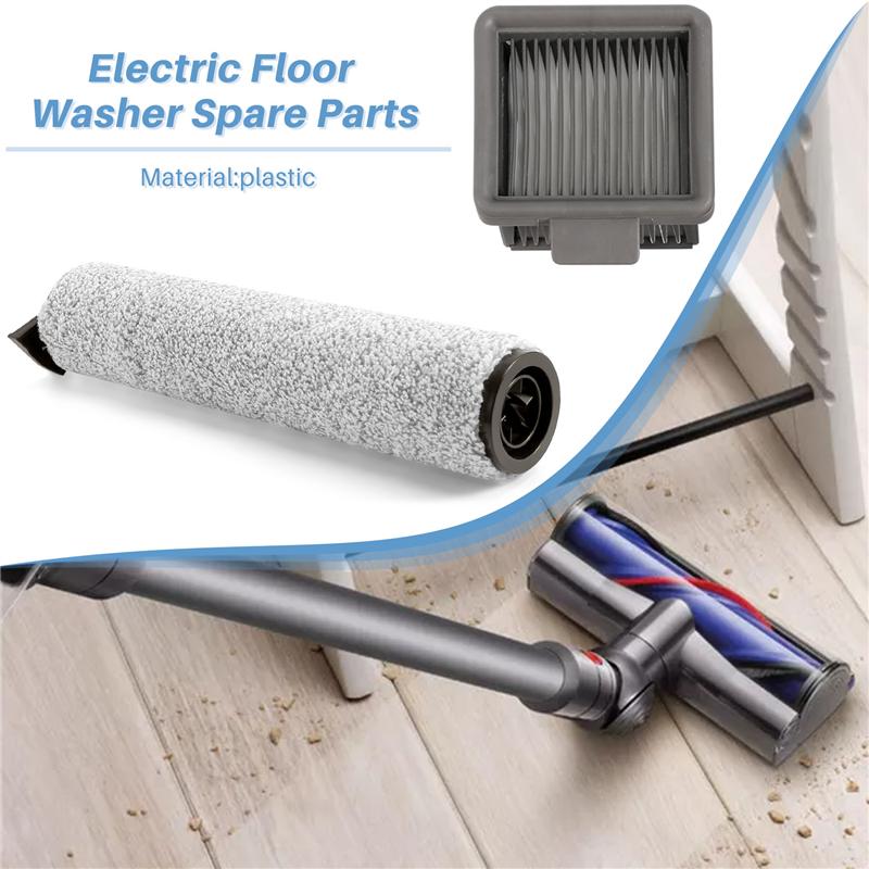 A20F-Roller Brush Hepa Filter Replacement For Xiaomi Dreame H11 / H11 Max Wet And Dry Vacuum Cleaner Spare Parts Accessories