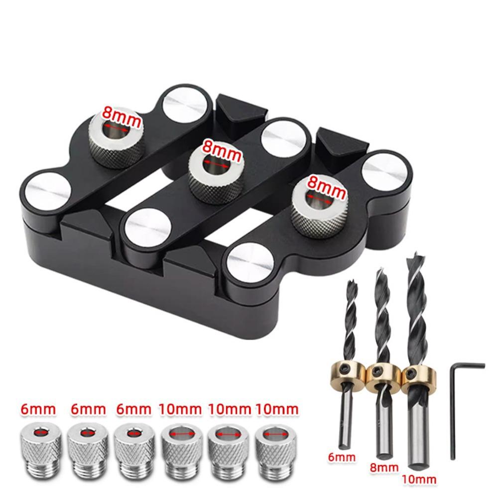 

Прямые отверстия Деревянные панельные соединения Прецизионный пуансон-локатор DIY Изготовление мебели Style-B