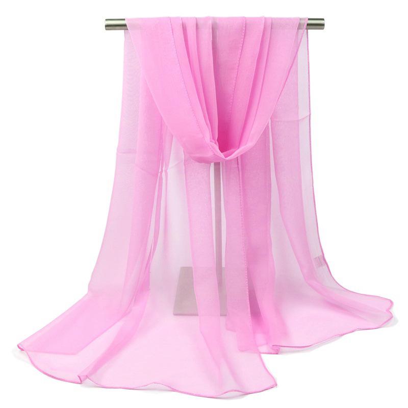 Silk Gradient Scarf for Elegant Women: Perfect for Stage, Catwalk, Dance, and Model Training.
