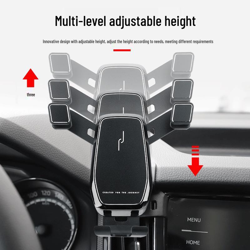 Wireless Charging Phone Holder for 2017-2022 Skoda Kodiaq/GT with Navigation Compatibility