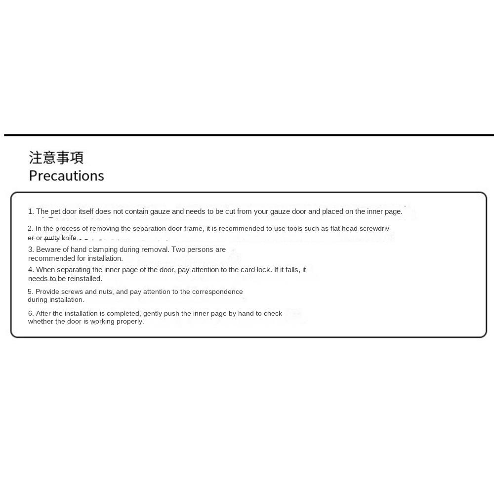 Magnetic Closure Pet Screen Door Free Entry Lattice Cat Door Hole Cats Window Gate  Screen Windows