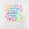 Pink Polka Dot Shower Cap PE Material Waterproof Soft Elastic Band Secure Fit Travel Friendly Lightweight Foldable Hair Protect