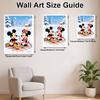 Disney Diamond Art Painting Kit 5D Diamond Painting Winter Mickey Minnie Candy Art Diamond Home Wall Decor