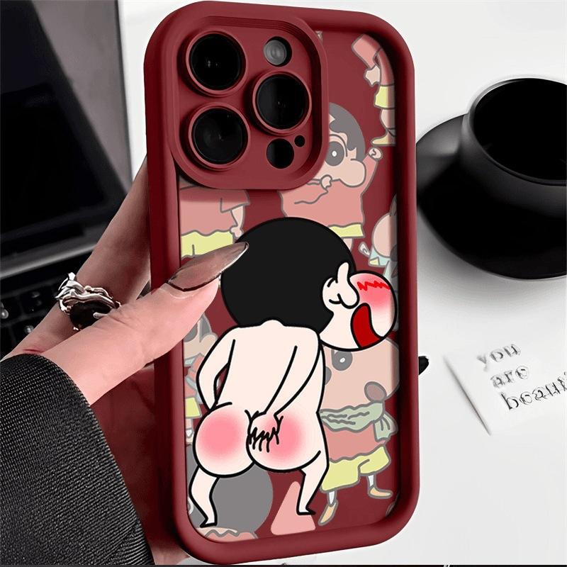 Shy Xiaoxin Applies To Apple 15plus Mobile Phone Case iPhone16promax Anti-drop 14 Funny 13 Soft Xr New