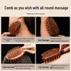 Multifunctional Green Sandalwood Cushion Brush: Double-Sided Massage Head, Airbag Design, Engraved Meridians Comb