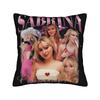 Sabrina Carpenter Amerikanische Sängerin Kissenbezug Retro Trendiger Kissenbezug für Sofa Heimdekoration Weicher Kissenbezug Geschenk