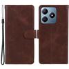 For Realme Note 60x 4G/C63 4G/C61 4G Case Leather Calf Texture Phone Cover Cash and Card Holder Wallet