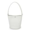 [Breath TOPKAPI] Shrink Leather Knot Handle 2-Way Shoulder Bag, White