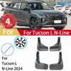 For Tucson L N-Line N Line 2026 Mud Flaps Splash Guards MudFlaps Front Rear Fender Protector Mudguards Car Accessories