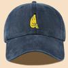 Banana Pattern Fun Printed Baseball Cap, Comfortable and Breathable Peaked Cap, Fashionable and Casual