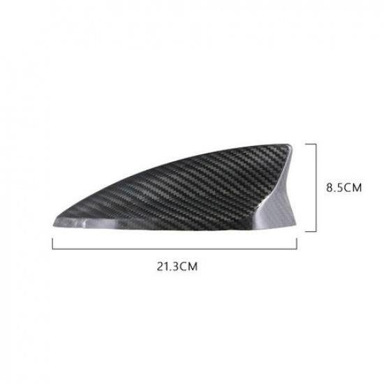 Real Carbon Fiber Shark Fin Antenna Cover Decoration Trim For Cadillac XT4 SU