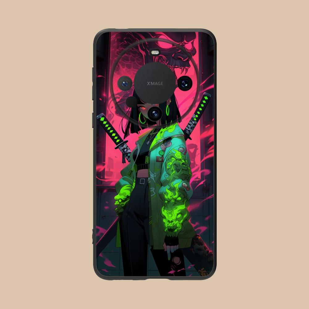 Anime Girl Mobile Phone Case for Huawei Mate 60 50 40 30 20 10 Pro Plus Lite E 5G Colorful Printing Cover Luxury Cover Huawei Mate 10 Lite