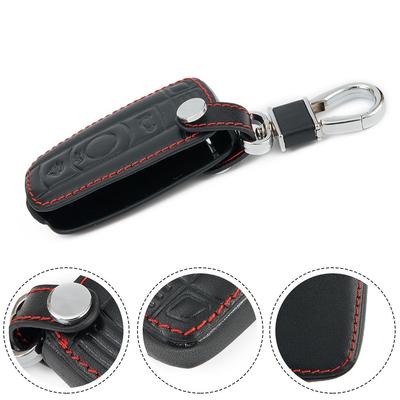 Husă Cheie Auto Protector Trim Piele PU Negru Pentru BMW E90 E60 E70 E87