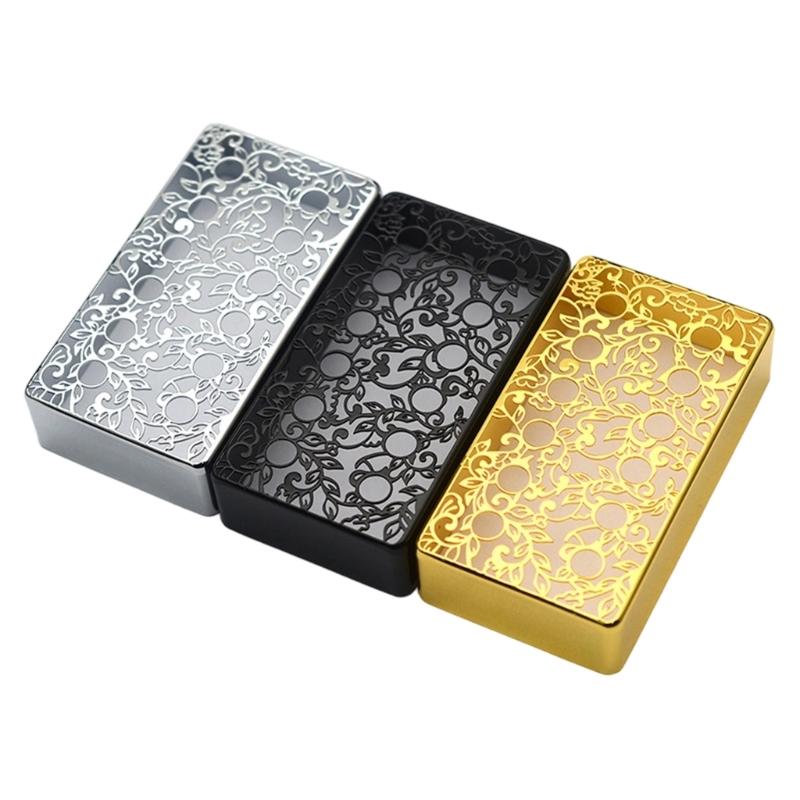 Black Neck Pickup Cover Pickup Covers Humbuckers Brass Guitar Pickup Cover for Strats Styles Single Coil Pickups Bronze