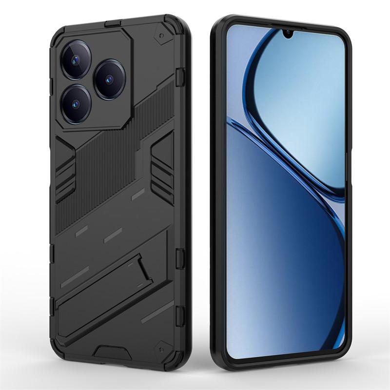 For Realme C63 4G Case Realme C63 4G Cover Funda Armor PC Holder Shockproof TPU Protective Phone Back Cover For Realme C63 4G