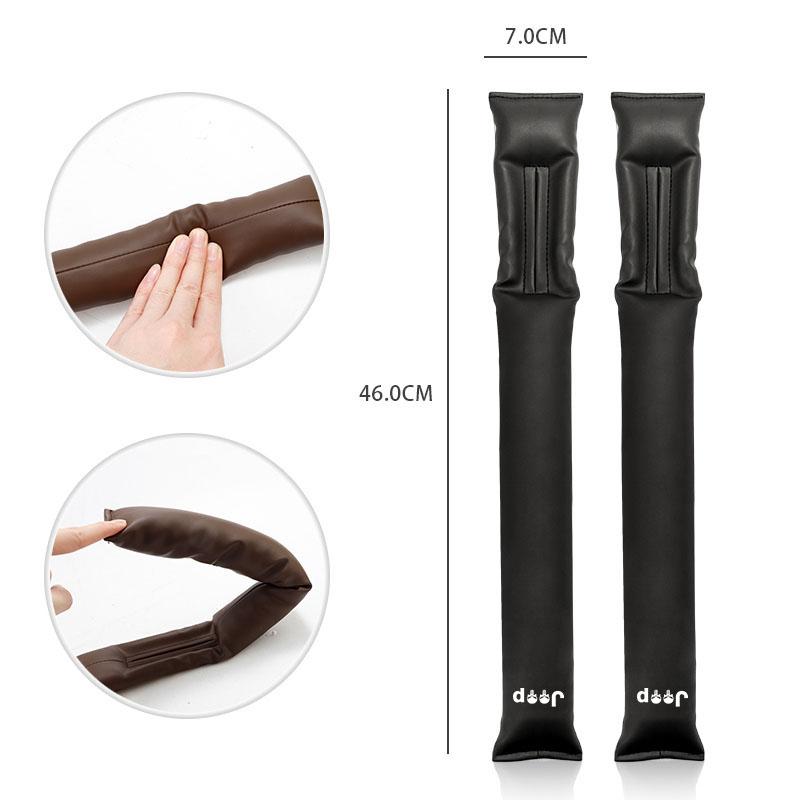 Car Seat Gap Filler PU Leather Soft Side Seam Plug For Jeep Grand Cherokee Wrangler JK Gladiator Compass Renegade Patriot Libert
