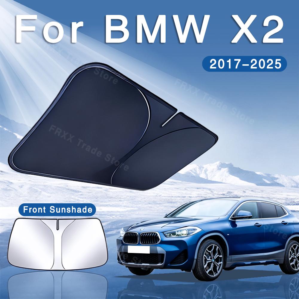 Per BMW X2 2017~2025 2018 2019 Parasole Pieghevole per Auto Parasole Parabrezza Anteriore Isolamento Termico Raffreddamento Estivo Accessori Auto