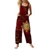 Women's Jumpsuit Printed Casual Loose Jumpsuit