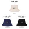 Cotton Fisherman Hat For Men Women Sun Protection Large Brim Summer Fashion Sun Hat With Letter Embroidery