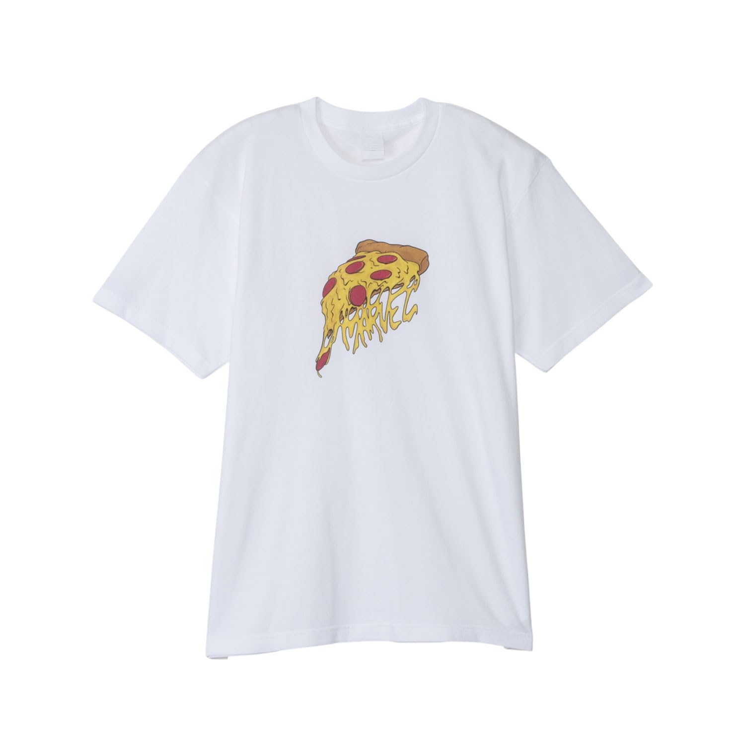 

Small Planet Marvel 50 Design T-Shirt 12/Marvel/Pizza, Size L, White