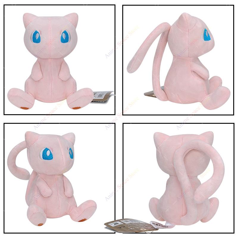 Lucario Plush Dolls Toys Anime Garchomp Riolu Shiny Mimikyu Porygon Bidoof Ninetales Soft Stuffed Animal Peluche Gifts