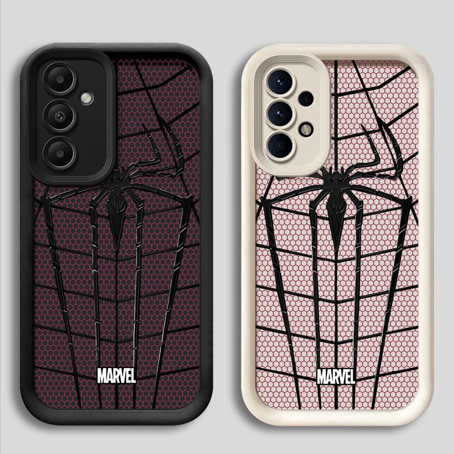 HOT Marvel Spider Man Pavučina Měkký kryt na telefon pro Samsung Galaxy A16 A24 A13 A32 A56 A26 A22 A33 A23 A12 A34 A36 A14