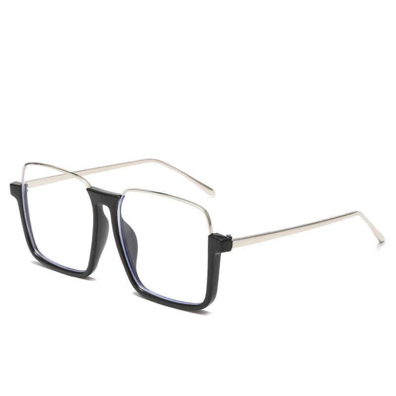 Sunglasses Women Men Oversize New Luxury Brand Design Retro Travel Drive Semi-Rimless Square Frame Vintage Sun Glasses Unisex