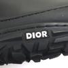 Excellent DIOR Short Boots B28 Black Leather Mens 41 Used