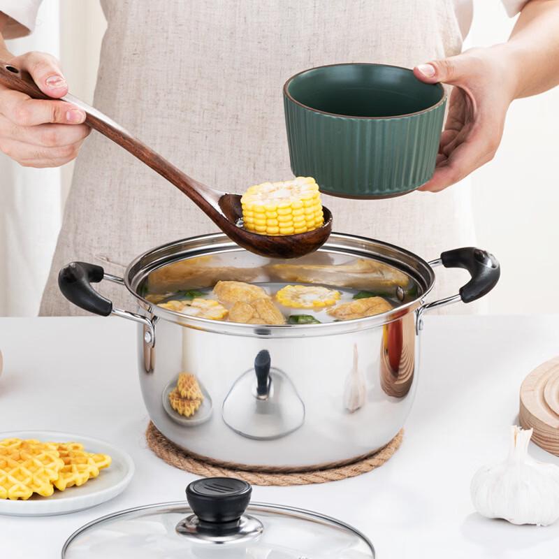 Zhi Shi Thickened Stainless Steel Soup Pot