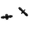 3mm Quick Connector Double Barbed Connector Tank Adapter Tap  Fitting Hose Fittings Industrial Cooling for 1/8" Hose 50 Pcs