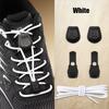 Easy On Off No Tie Shoelaces with Dot Button Quick Lock, Stretch Elastic Laces for All Athletic & Casual, Time-Saving Lazy Laces