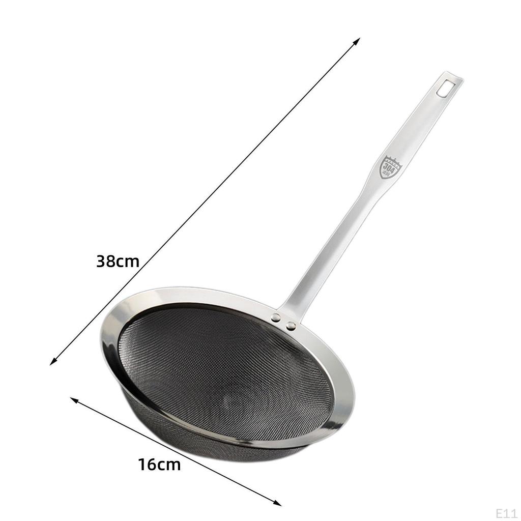 Food Strainer Colander Fry Basket ,Cooking Skimmer ,Food with Handle ,Mesh for