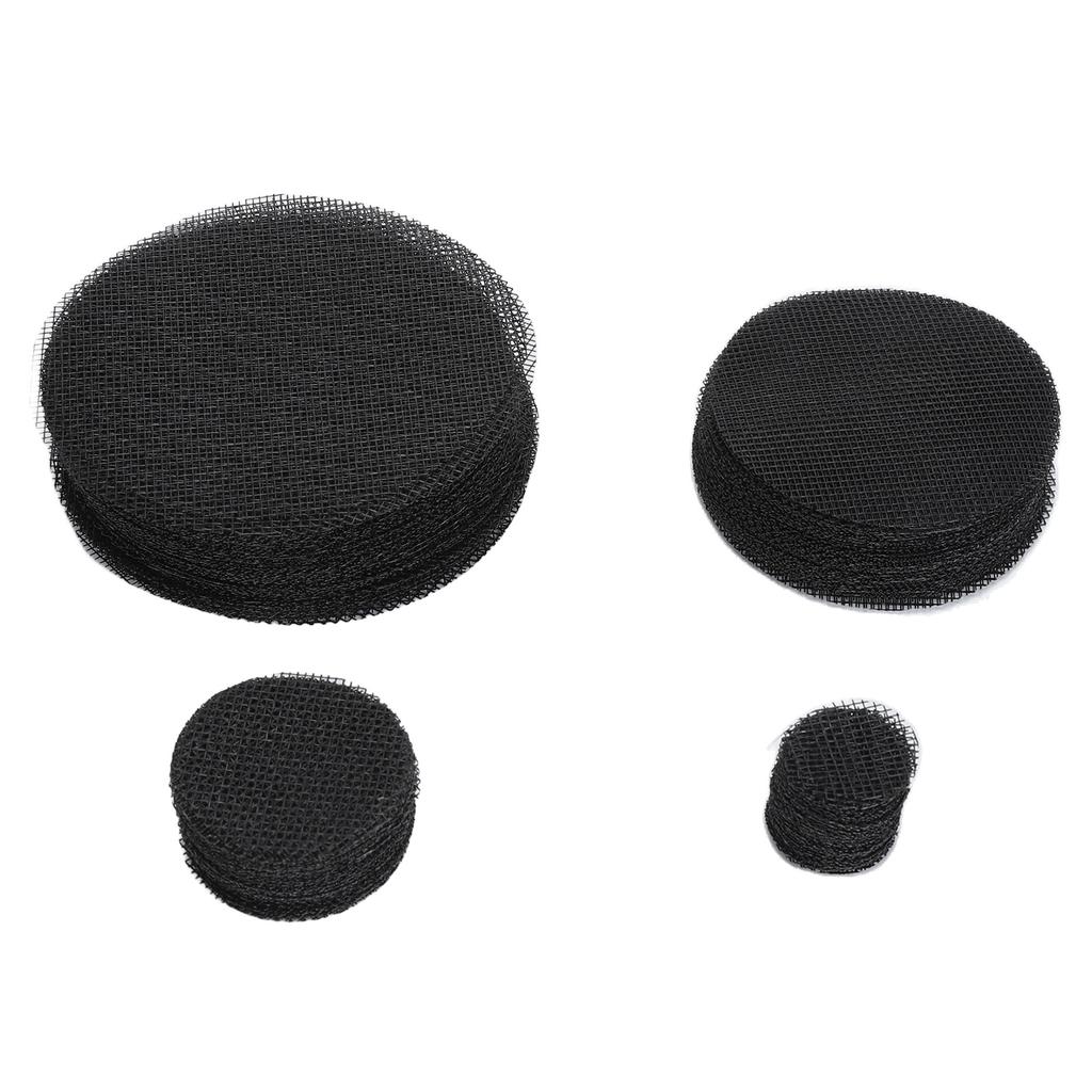 400pcs Flower Pot Grid Pad PP Breathable Drainage Round Bottom Grid Mat Prevent Soil Loss for