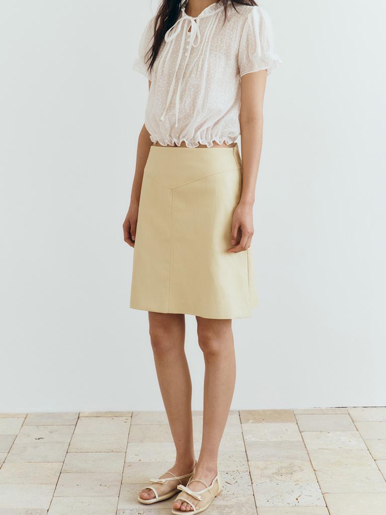 GANISONG Flora Blouse_White