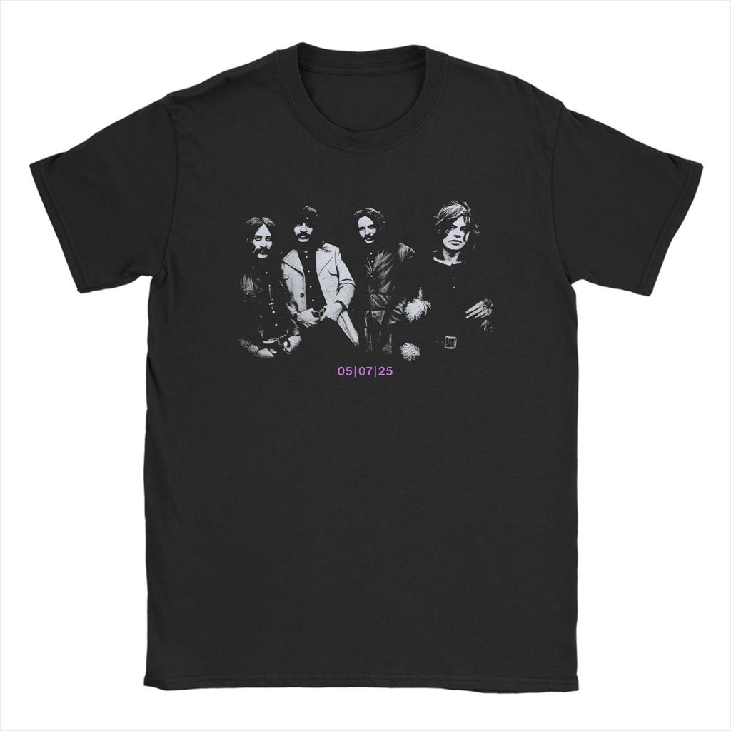 Czarny T-shirt Black Sabbath Ozzy Osbourne dla mężczyzn Trasa Back To The Beginning Bawełniany T-shirt z okrągłym dekoltem i krótkim rękawem Ubrania