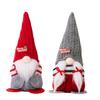 Decor Playful Christmas Red Rudolph Gnome With Pointed Hat For Lively Seasonal Celebrations