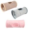 Pet Cat Tunnel Collapsible Plush Channel Foldable Suede Educational Toy Warm Winter Interactive Toys for Cat Puppy Kitten Rabbit