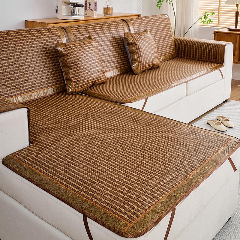 Summer Summer Rattan Mat Sofa Cushion Non-Slip Advanced Seat Cushion  New Sofa Cover Cover Cloth Towel