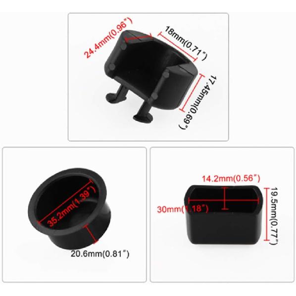 Acouto Tailgate Hinge Pivot Bushing Insert Kit forRanger F250F450 F550 - Set of 4pcs